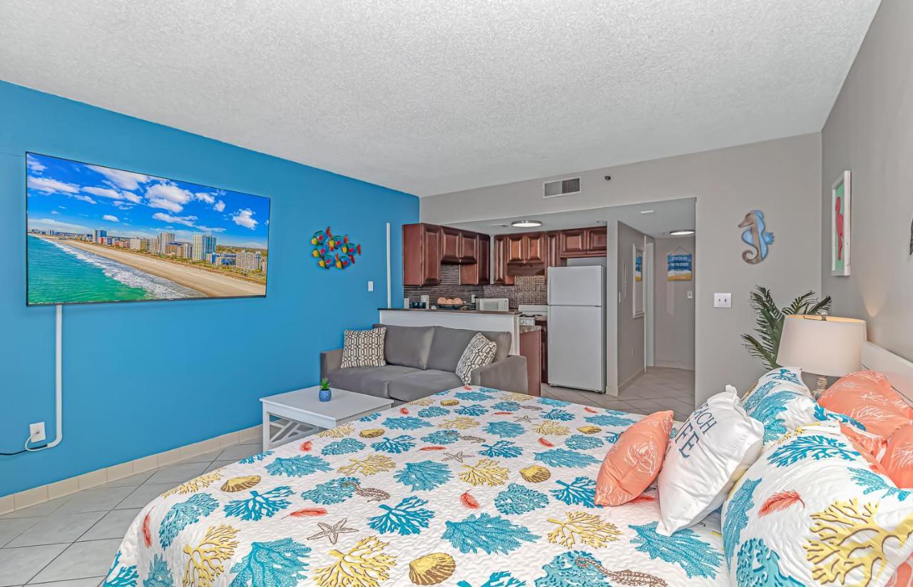 Ocean Front Studio With Panoramic Views! Palace Resort 1001 Myrtle Beach Exterior foto