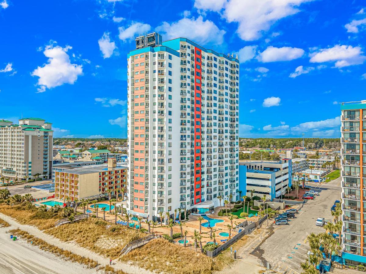 Ocean Front Studio With Panoramic Views! Palace Resort 1001 Myrtle Beach Exterior foto